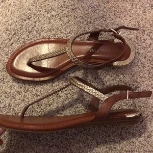 Tan brown sandals